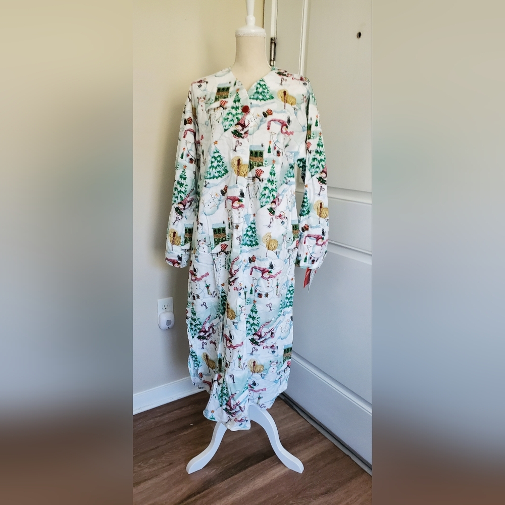 Daisy Kingdom Winter Nightgown Size Small
